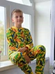 Детский комбинезон-слип для мальчика Носи Своє 6392-024-4 104 см Дино (янтарь) (p-11885-131077) - изображение 2