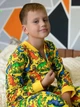 Детский комбинезон-слип для мальчика Носи Своє 6392-024-4 104 см Дино (янтарь) (p-11885-131077) - изображение 5