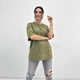 Базова футболка тай-дай "Simple", хакі 50-52 - зображення 3