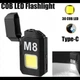 Кишенькова електронна спіральна запальничка USB ЮСБ аккумуляторна з LED ліхтариком - зображення 4