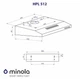 Витяжка плоска Minola HPL 512 BL - изображение 11