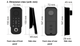 Універсальний електронний замок-редуктор Smart lock PES David black - зображення 2