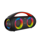 Портативная беспроводная колонка Bluetooth акустика с LED подсветкой BKK B63 Waterproof BoomBox IPX5 |BT5.3, TWS, AUX/TF/USB/FM, 2x30W | Черный - изображение 1