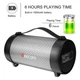 Портативная беспроводная Bluetooth колонка Beecaro with RGB Light RX22 |BT5.0, TWS, 6W, FM, AUX| Black - изображение 4