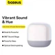 Беспроводная Портативная Bluetooth Колонка Акустика Baseus AeQur V2 Wireless Speaker Moon | BT5.0, 3EQ, 30h, TWS | Белый - изображение 7