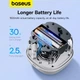 Портативная акустика Bluetooth колонка Baseus AeQur V2 Wireless Speaker Moon BT5.0, 3EQ, 30h, TWS (A20050500211-00) White - изображение 9