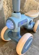Беговел JOY TL-48-885 колеса 6’’ PU пластиковая рама свет озвучено на украинском голубой - изображение 4
