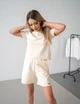 Женский летний костюм Teamv OVERSIZE Lite Песочный M - изображение 4