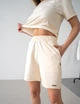 Женский летний костюм Teamv OVERSIZE Lite Песочный M - изображение 6