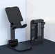 Складна підставка-тримач для смартфону Folding desktop phone stand чорна - зображення 1