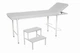 Кушетка медична висока зі сходинками Прем'єра ISMED 8011 195x62x80 см Zeus Deluxe White біла - зображення 1