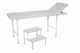Кушетка медицинская высокая со ступенями Премьера ISMED 8010 195x62x80 см Zeus Deluxe White белая - изображение 1