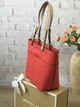 Сумка женская Michael Kors Bedford Medium Pebbled Leather Tote коралловая (30S9LBFT2L) - изображение 2