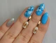 Серебряные серьги с золотом Silverstyle 137с, цвет камня светло-коричневый - изображение 2