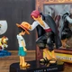 Коллекционная аниме фигурка (статуэтка) Шанкса и Манки де Луффи из аниме One Piece 18 см - изображение 2