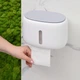 Держатель для туалетной бумаги клеящийся MBM HOME BP-43 WHITE/GRAY бело-серый - изображение 1