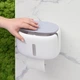 Держатель для туалетной бумаги клеящийся MBM HOME BP-43 WHITE/GRAY бело-серый - изображение 3