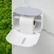 Держатель для туалетной бумаги клеящийся MBM HOME BP-43 WHITE/GRAY бело-серый - изображение 5