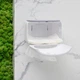 Держатель для туалетной бумаги клеящийся MBM HOME BP-43 WHITE/GRAY бело-серый - изображение 6