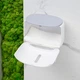 Держатель для туалетной бумаги клеящийся MBM HOME BP-43 WHITE/GRAY бело-серый - изображение 7