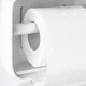 Держатель для туалетной бумаги клеящийся MBM HOME BP-43 WHITE/GRAY бело-серый - изображение 9