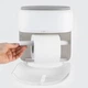 Держатель для туалетной бумаги клеящийся MBM HOME BP-44 WHITE/GRAY бело-серый - изображение 11