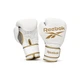 Боксерские перчатки Reebok Boxing Gloves білий, золото RSCB-12010GD 14 унцій (885652021234) - изображение 1