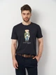 Футболка мужская Polo Ralph Lauren 11312.3 S (44) Темно-синяя (smt2000000015125) - изображение 1