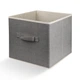 Ящик для хранения МВМ MY HOME 28х28х28 см Светло-серый (TH-08 LIGHT GRAY) - изображение 1