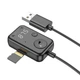 Автомобільний FM-трансмітер модулятора Borofone June car BT FM transmitter BC49 | Bluetooth 5.0, AUX, MicroSD - зображення 5