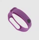Ремешок Xiaomi Mi Band 4 / 3 силиконовый однотонный браслет Фиолетовый 2418P - изображение 2