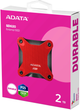 SSD dysk Adata SD620 2TB 2.5" USB Type-A 3D NAND TLC Red (SD620-2TCRD) - obraz 6