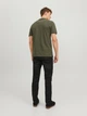 Поло длинное мужское Jack & Jones 12136516 S Хаки (5713736541253) - изображение 2