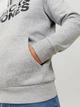 Худі чоловіче Jack & Jones 12152840 XL Сіре (5714487362623) - зображення 6