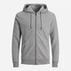 Толстовка на молнии мужская Jack & Jones 12181901 S Серая (5714924715760) - изображение 7