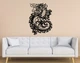 Декоративное панно на стену из дерева Upwood Decor Дракон The Dragon 109.6 х 80 см black - изображение 1