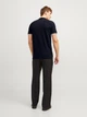 Поло длинное мужское Jack & Jones 12199711 S Темно-синее (5715210800115) - изображение 2