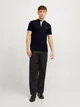 Поло длинное мужское Jack & Jones 12199711 S Темно-синее (5715210800115) - изображение 3