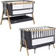 Кроватка-трансформер 2 в 1 Tutti Bambini CoZee XL Темно-серая (211209/3581) - изображение 2