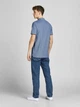Поло длинное мужское Jack & Jones 12199711 M Голубое (5715210800092) - изображение 2