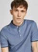 Поло длинное мужское Jack & Jones 12199711 M Голубое (5715210800092) - изображение 4