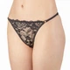 Трусики-стрінги жіночі мереживні на регуляторах Felisiya Lingerie Чорний 204-170-4005 One size - зображення 1
