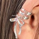 Бижутерия серьги-клипсы-каффы из медицинской стали Pink Daily Silver 460 - изображение 2