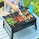 Мангал міні гриль барбекю переносний складаний BBQ Grill Portable TL-372 (5849) - зображення 2
