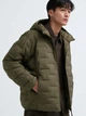 Куртка демисезонная с капюшоном мужская Uniqlo 682279782 M Зеленая (1159800037) - изображение 1