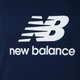 Футболка бавовняна довга чоловіча New Balance Stacked Logo MT41502 M Темно-синя (196941811222) - зображення 7