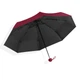 Міні-парасолька жіноча Lesko 190T Burgundy кишеньковий з чохлом капсулою - зображення 1