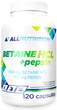 Комплекс амінокислот SFD Allnutrition Betaine HCl + Pepsin 120 капсул (5902837748474) - зображення 1