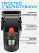 Велосипедный звонок механический ударный велозвонок звонок для велосипеда электросамоката мотоцикла скутера на руль универсальный громкий сигнал на велосипед гудок металлический компактный ROCKBROS Черный 71846 - изображение 4