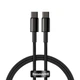 Кабель Baseus Tungsten Gold Fast Charging Data Cable Type-C to Type-C 100W 20V 5A 1м (CATWJ-01) Black - изображение 2